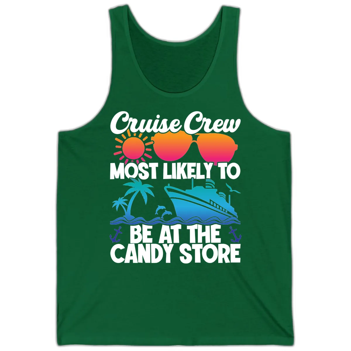 Cruise Crew Candy Store Tank in Kelly