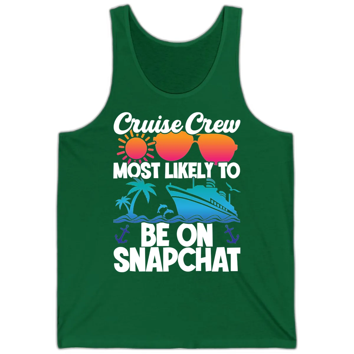 Cruise Crew Most Likely To Snapchat Tank in Kelly