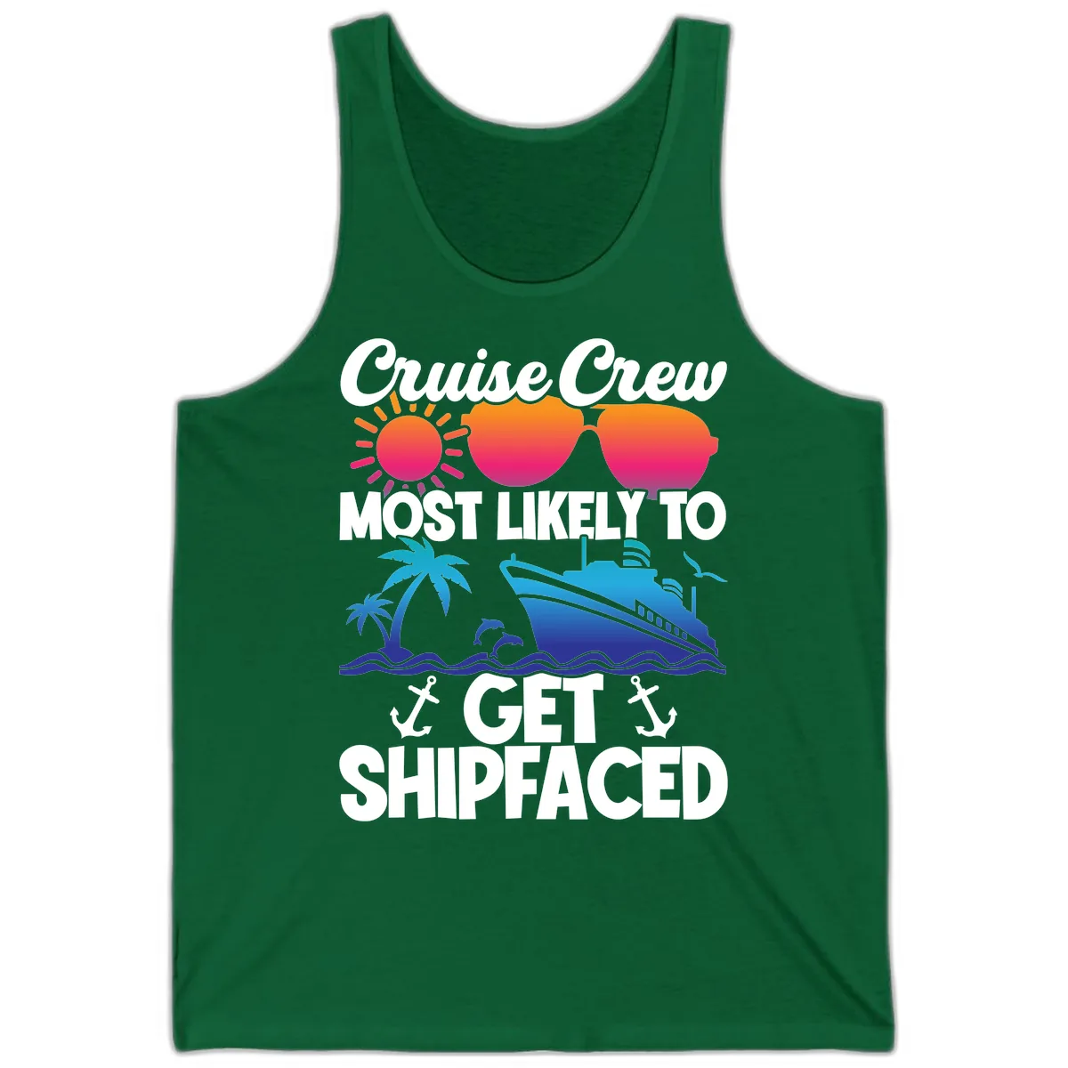 Cruise Crew Most Likely To Get Shipfaced Tank in Kelly