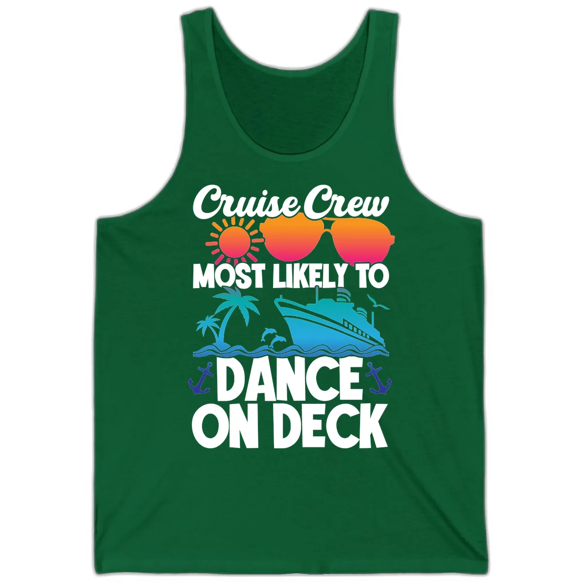 Cruise Crew Most Likely To Dance On Deck Tank in Kelly