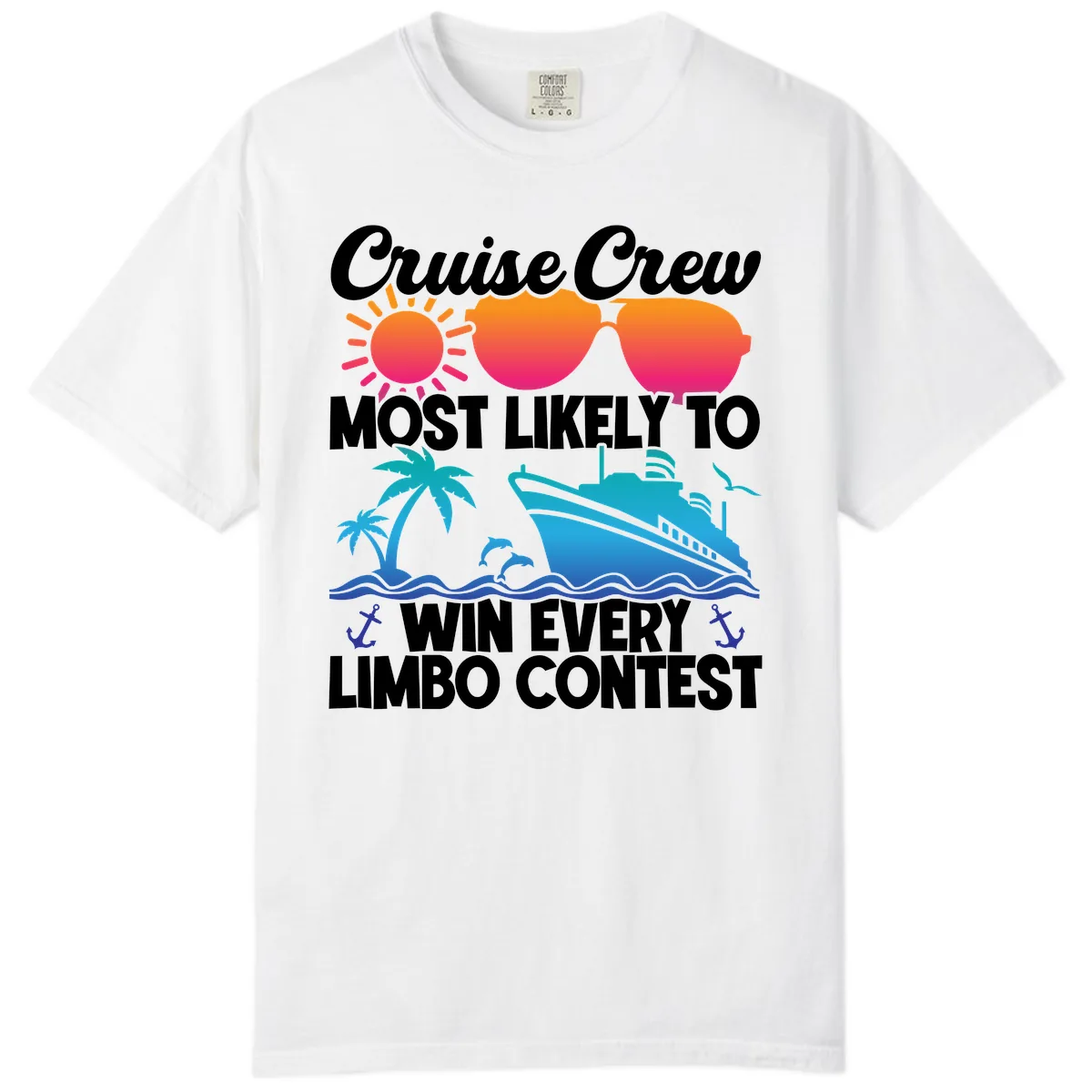 Cruise Crew Limbo Contest Comfort Color in White
