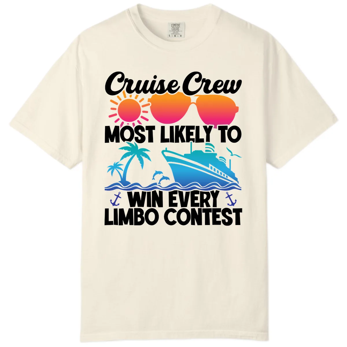 Cruise Crew Limbo Contest Comfort Color in Ivory