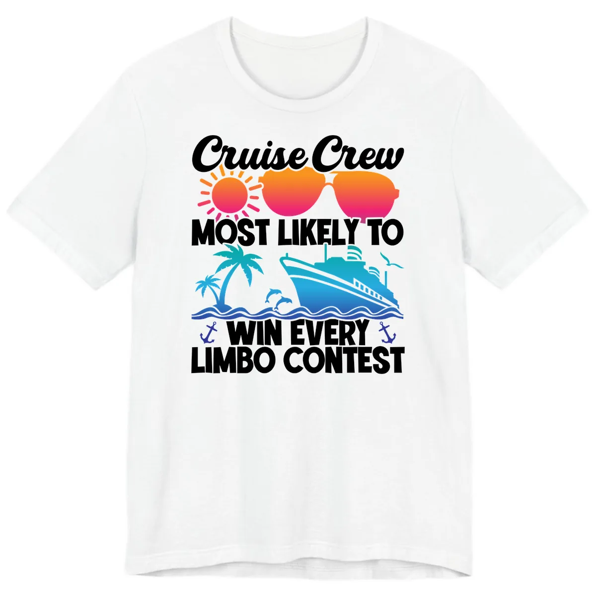 Cruise Crew Limbo Contest Premium T-Shirt in White