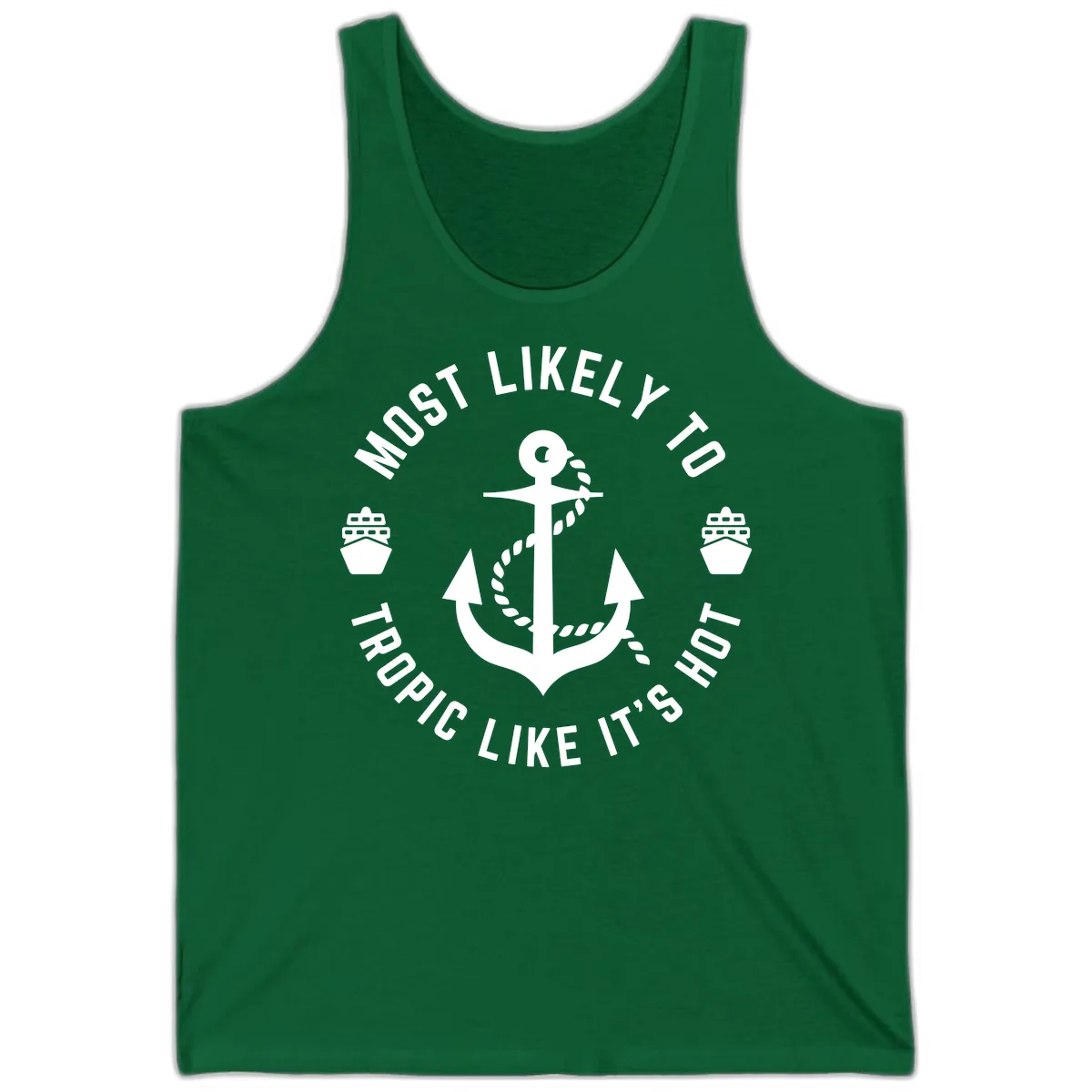 Most Likely To Tropical Like It's Hot Tank in Kelly
