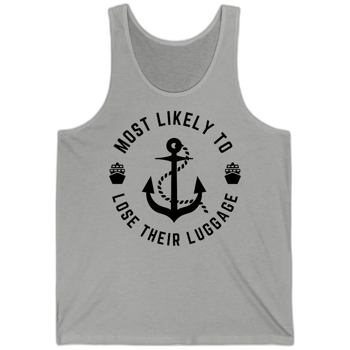 Most Likely To Lose Their Luggage Tank in Athletic Heather
