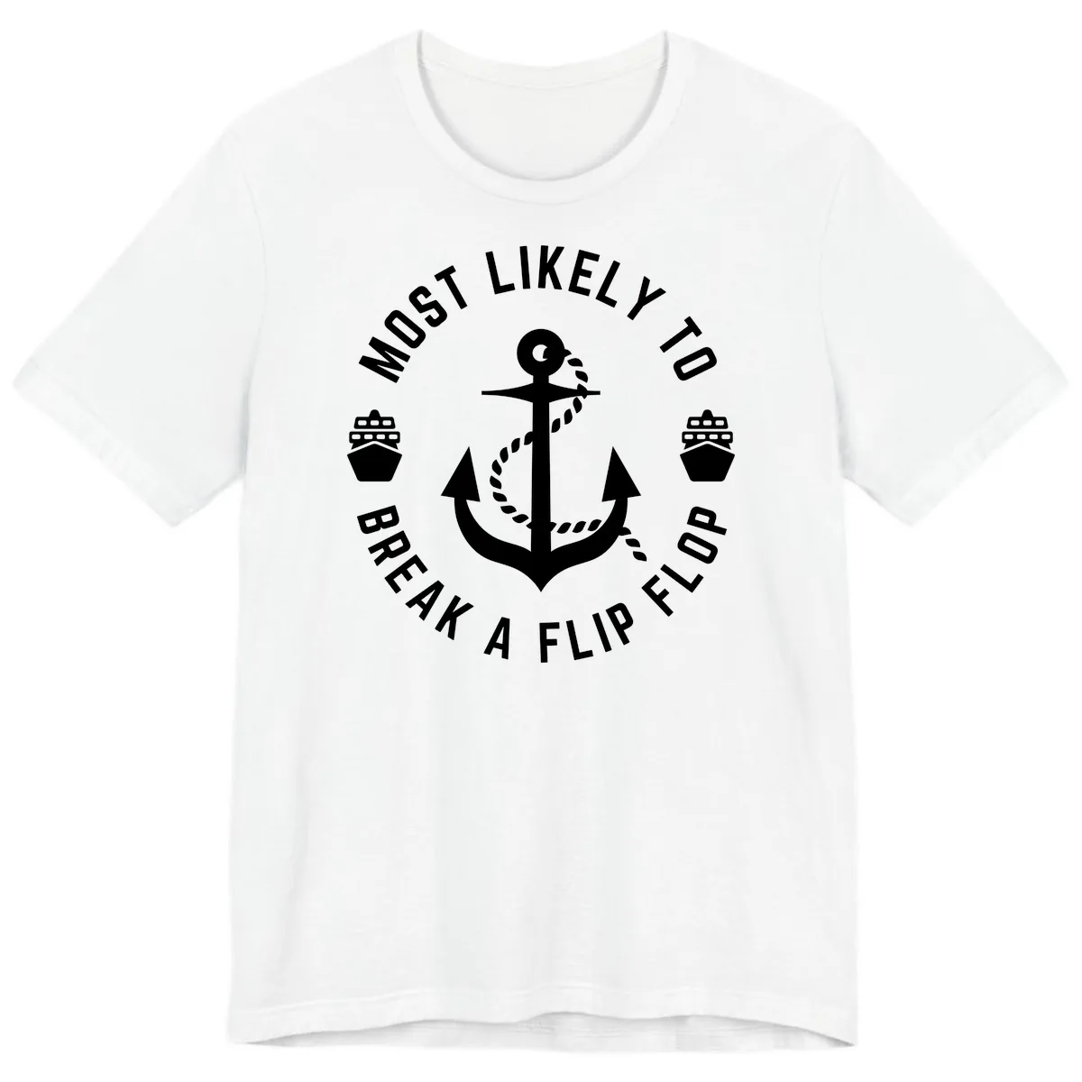 Most Likely To Break A Flip Flop Premium T-Shirt in White