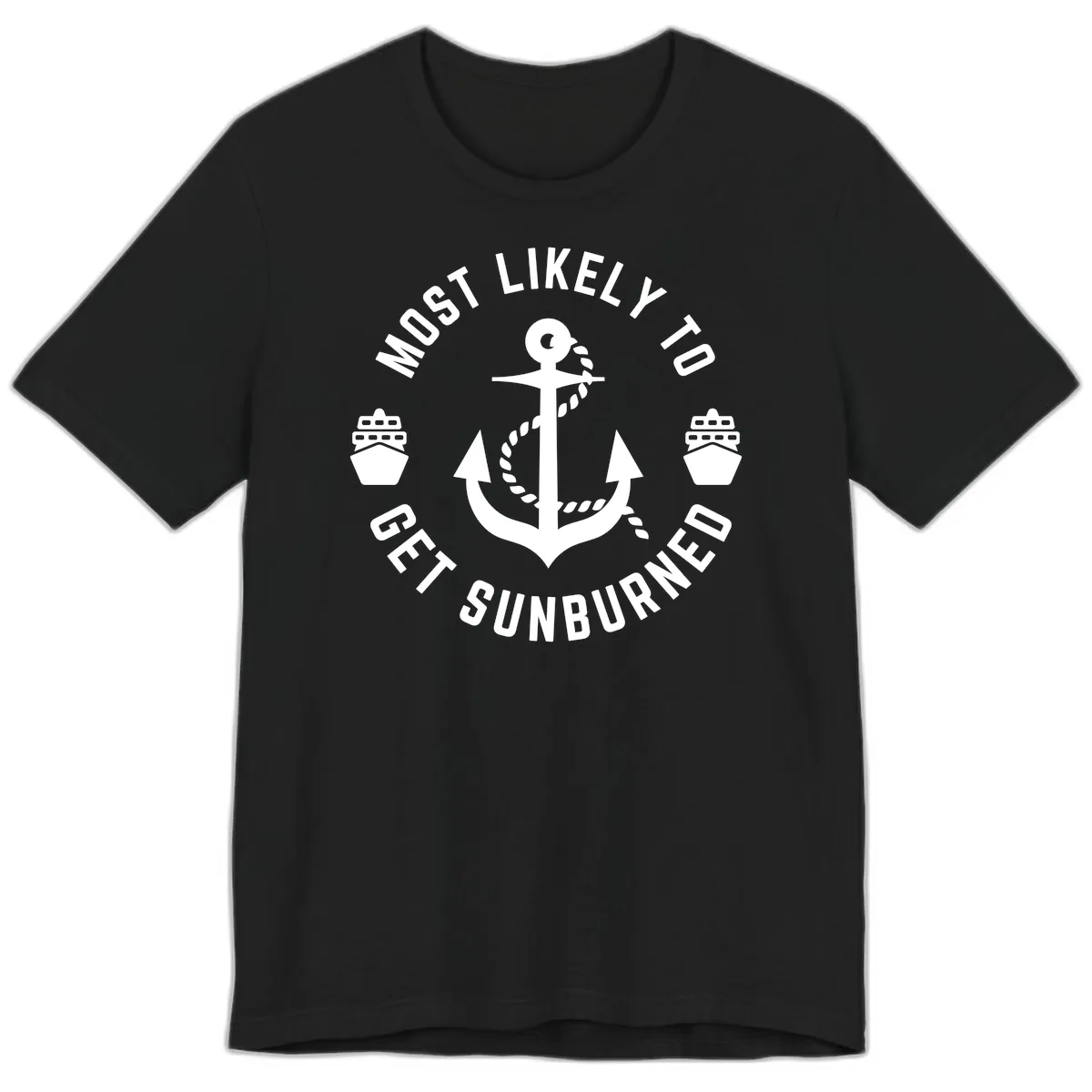 Most Likely To Get Sunburned Premium T-Shirt in Black