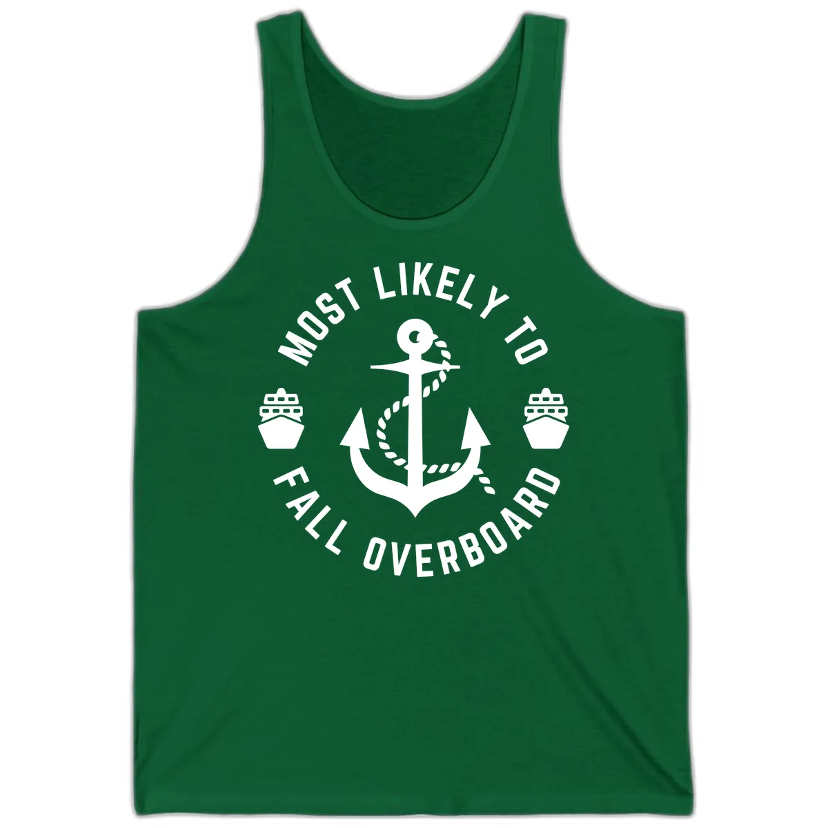Most Likely To Fall Overboard Tank in Kelly