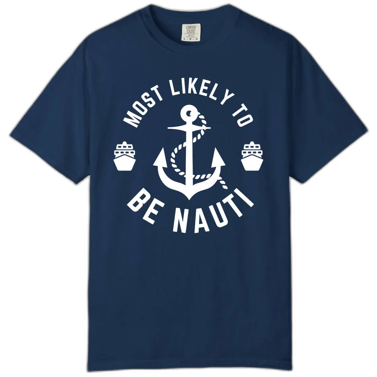 Most Likely To Be Nautical Comfort Color in Navy