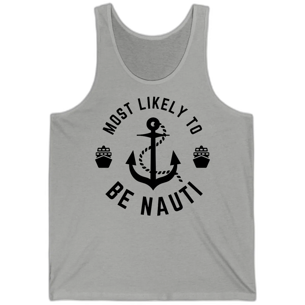 Most Likely To Be Nautical Tank in Athletic Heather