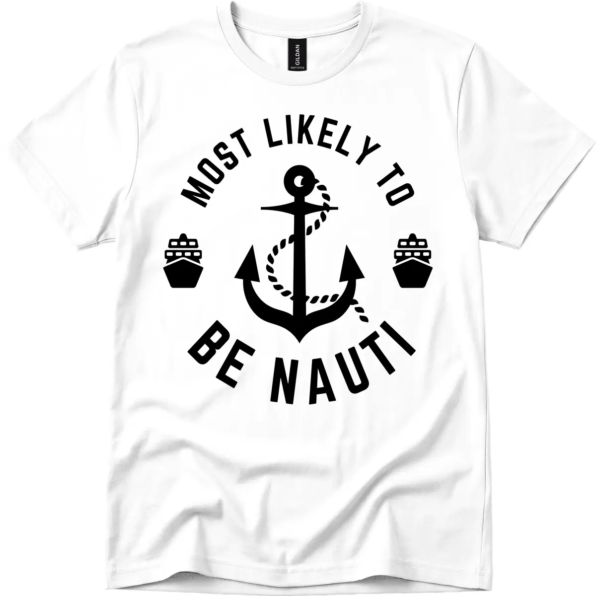 Most Likely To Be Nautical T-Shirt in White