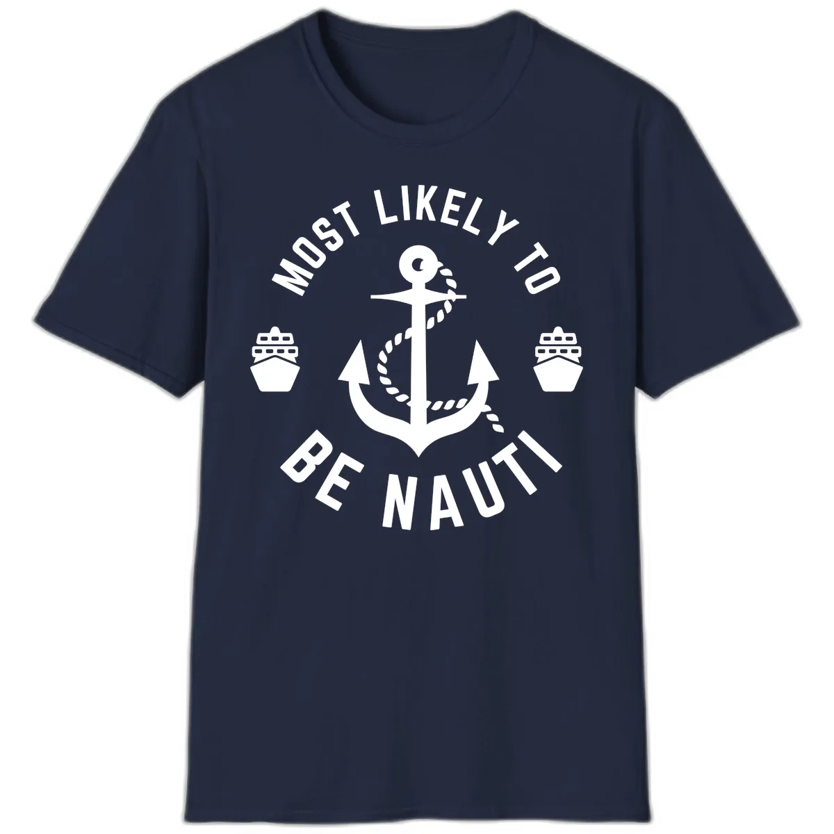 Most Likely To Be Nautical T-Shirt in Navy