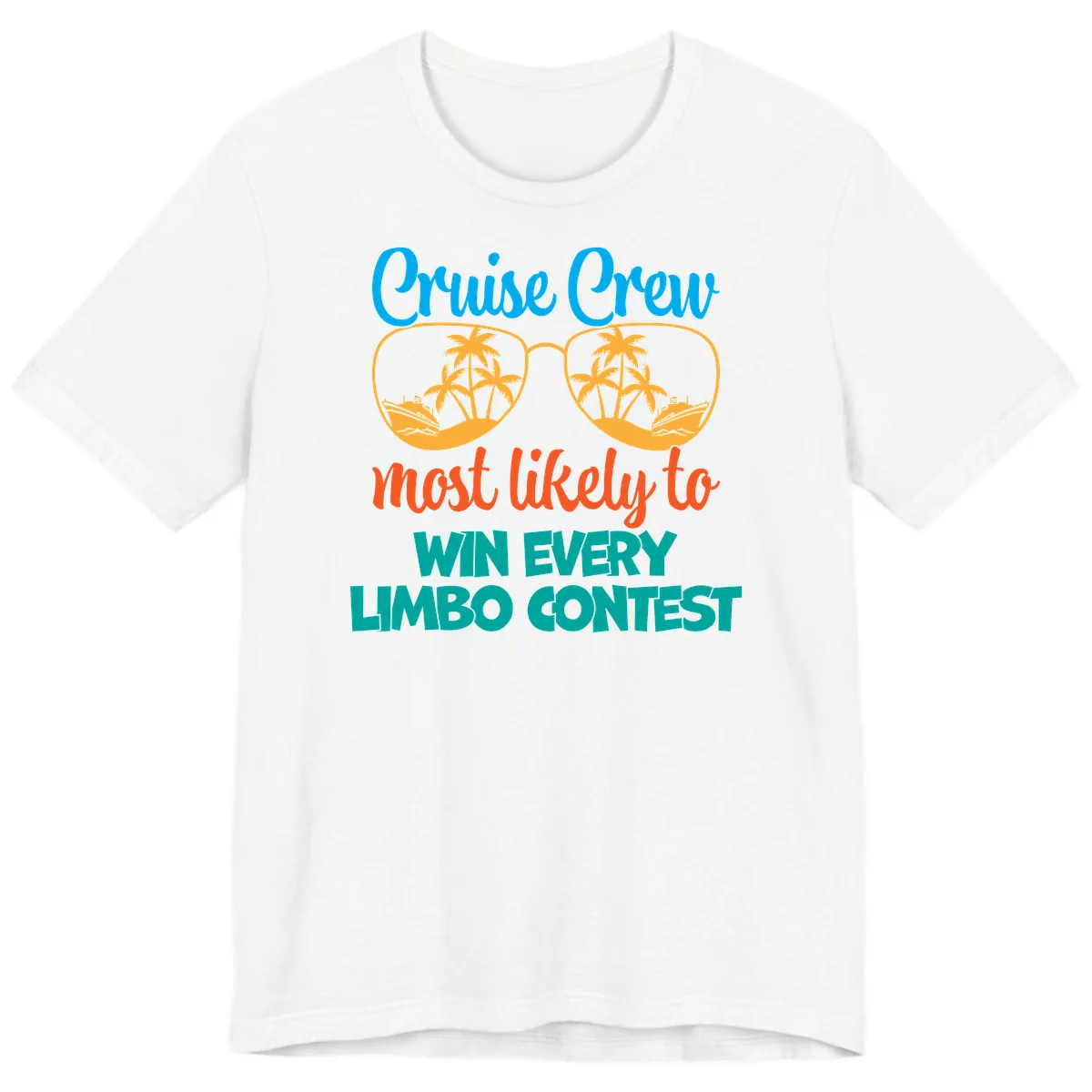 Cruise Crew Most Likely to Win Limbo Premium T-Shirt in White