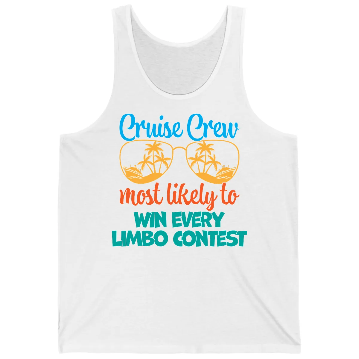 Cruise Crew Most Likely to Win Limbo Tank in White