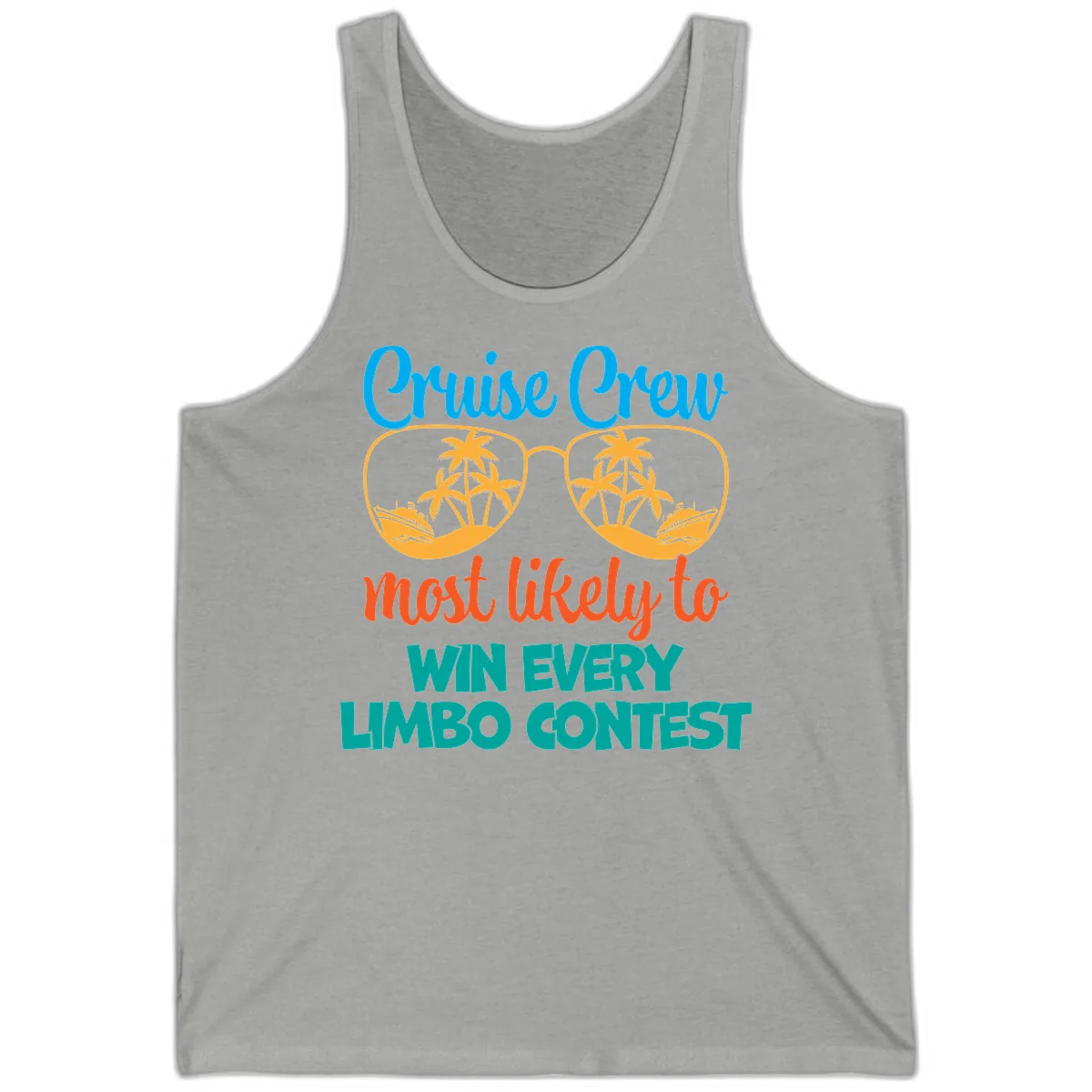 Cruise Crew Most Likely to Win Limbo Tank in Athletic Heather