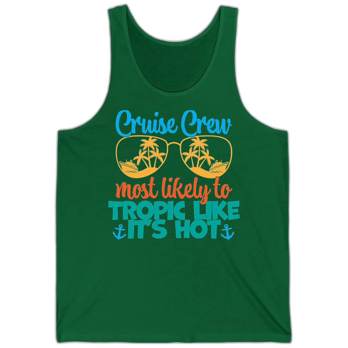 Cruise Crew Most Likely To Tropic Like It's Hot Tank in Kelly