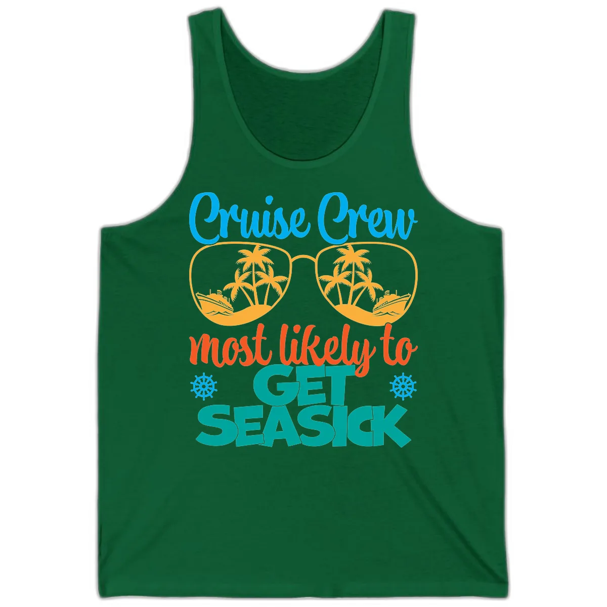 Cruise Crew Most Likely To Get Seasick Tank in Kelly