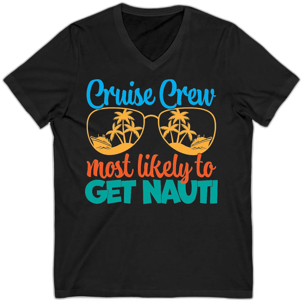 Cruise Crew Most Likely To Get Nautic V-Neck in Black