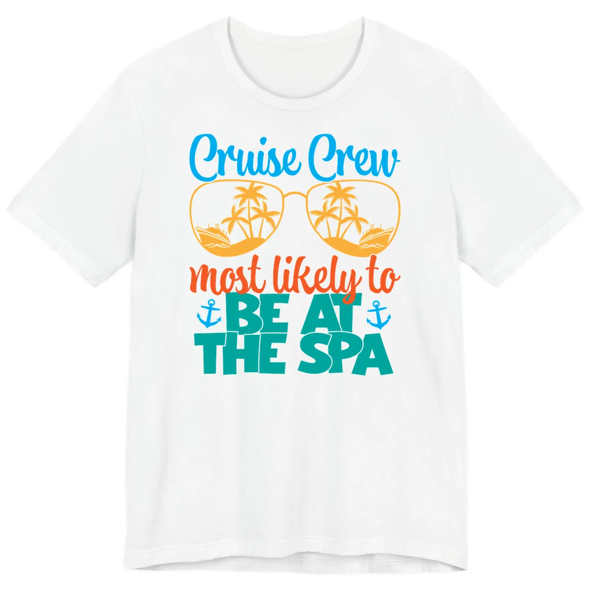 Cruise Crew Most Likely To Be At The Sea Premium T-Shirt in White