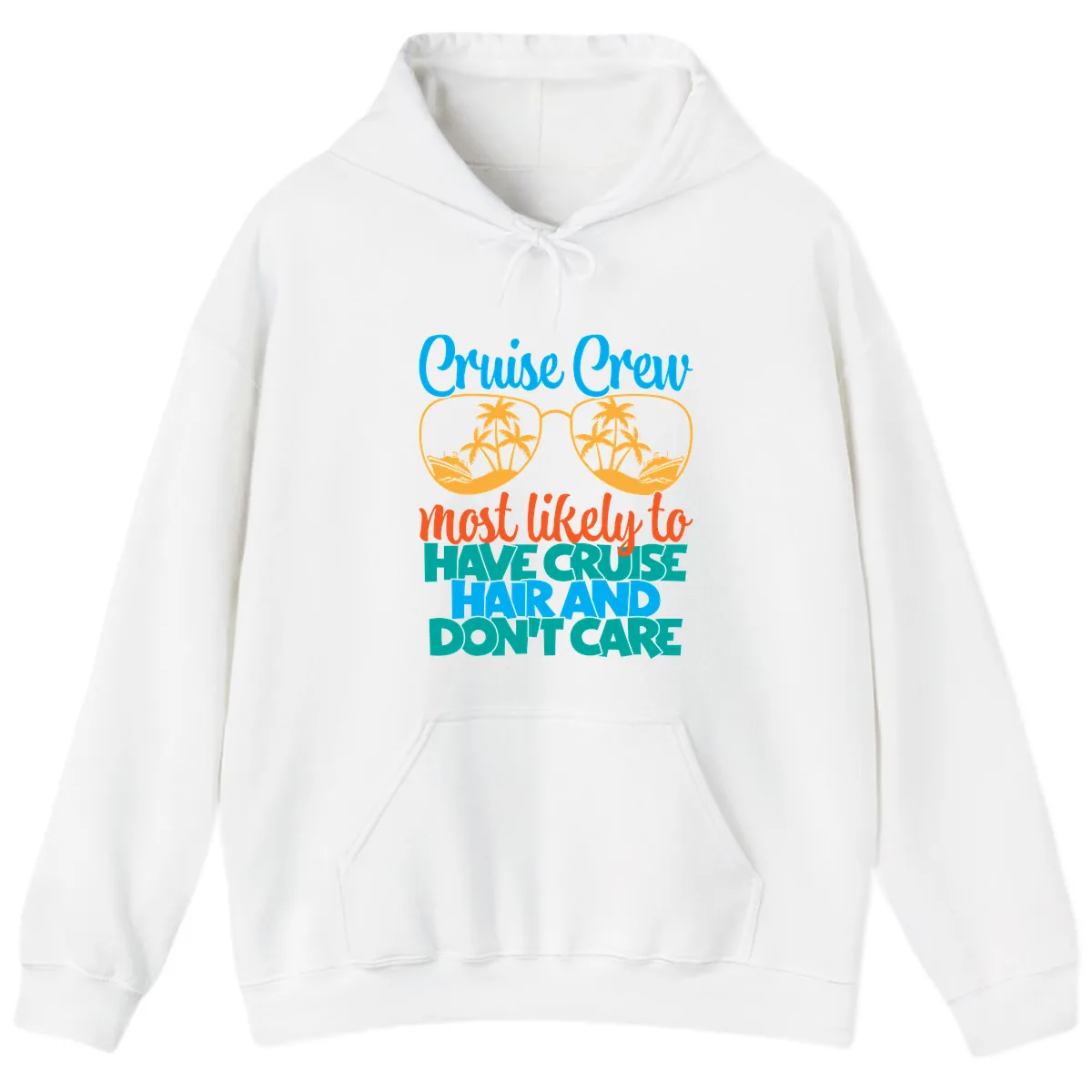 Cruise Crew Most Likely To Have Cruise Hand Hoodie in White