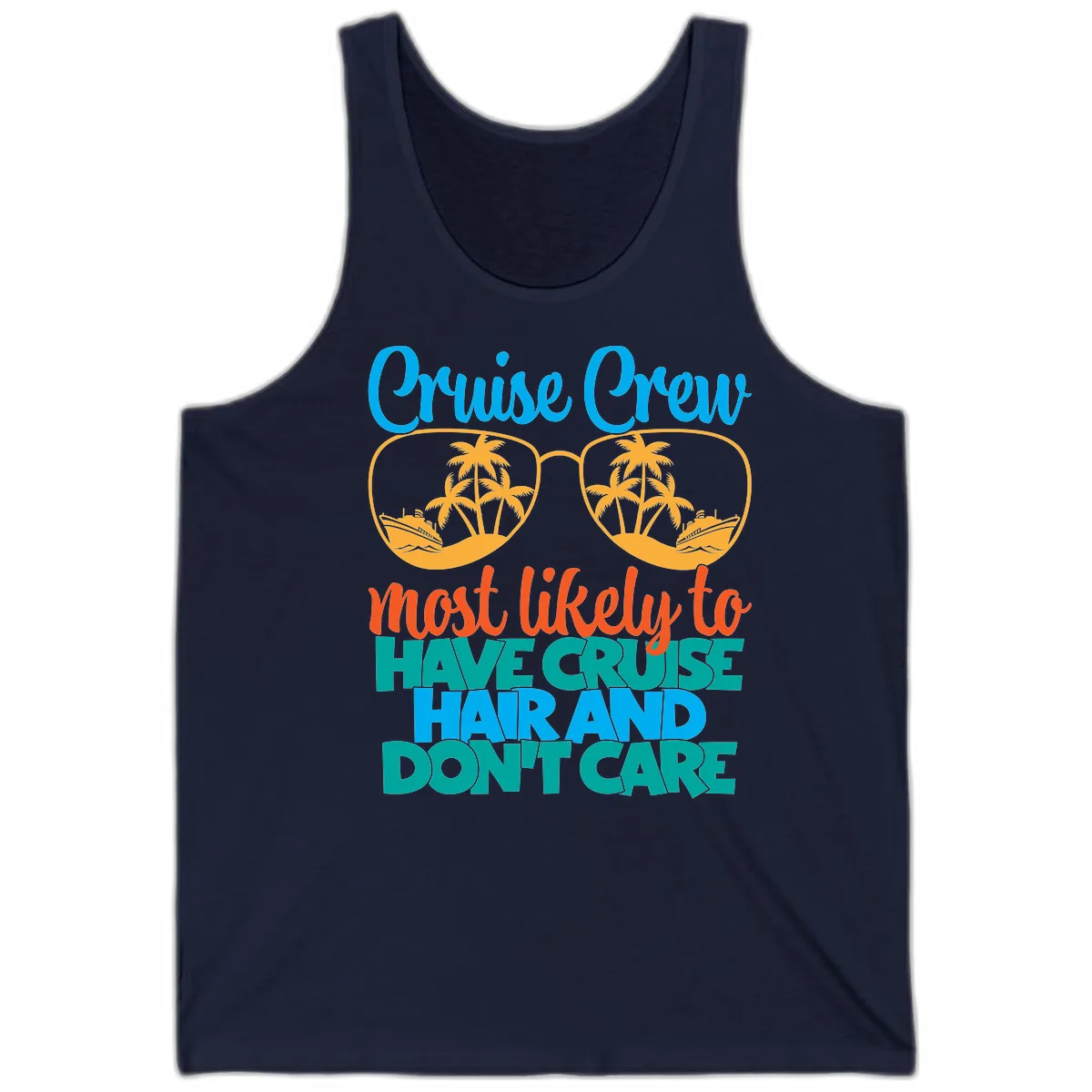 Cruise Crew Most Likely To Have Cruise Hand Tank in Navy
