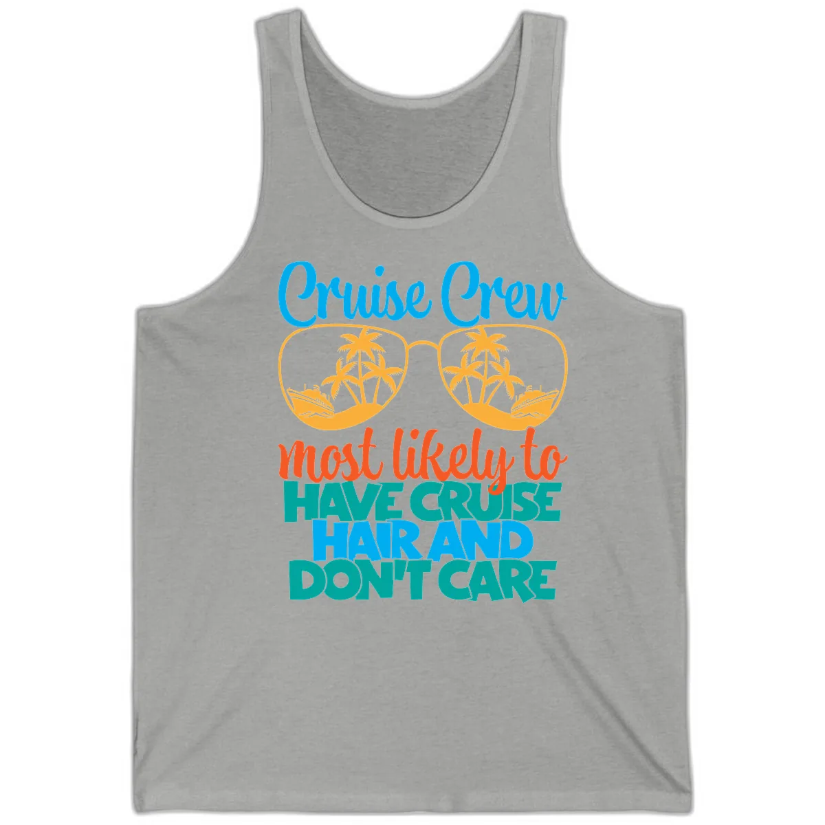 Cruise Crew Most Likely To Have Cruise Hand Tank in Athletic Heather