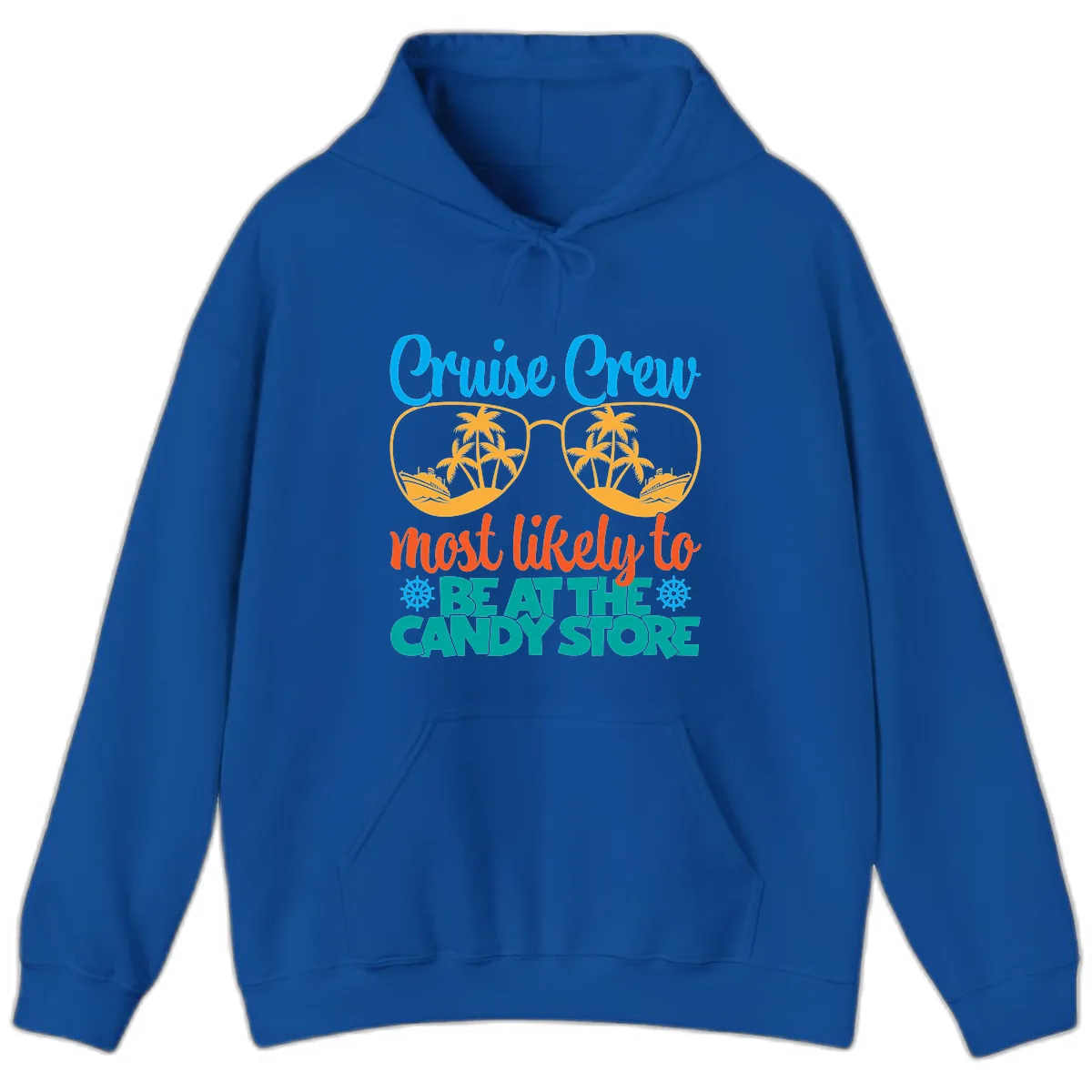Cruise Crew Most Likely To Breathe Candy Store Hoodie in Royal