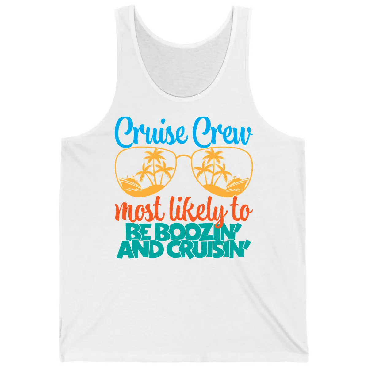 Cruise Crew Most Likely to be Boozing Tank in White