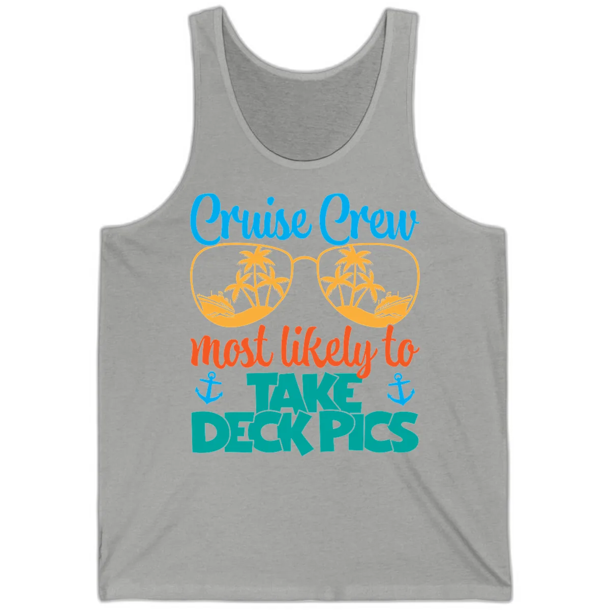 Cruise Crew What Likely To Take Deckpics Tank in Athletic Heather