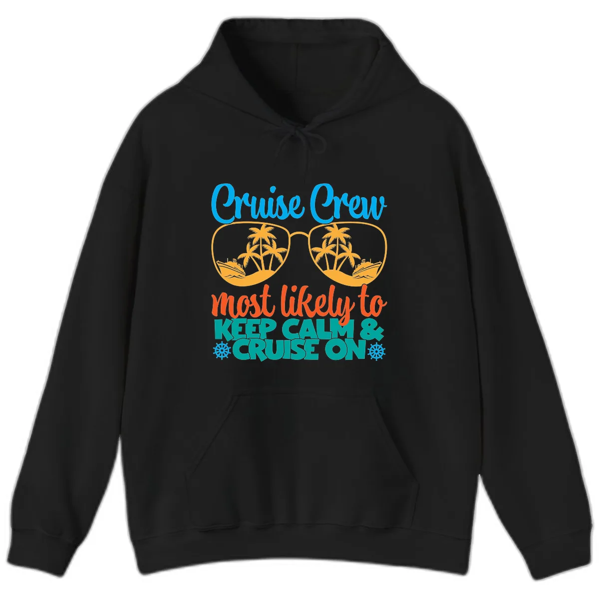 Cruise Crew Most Likely To Keep Calm Hoodie in Black