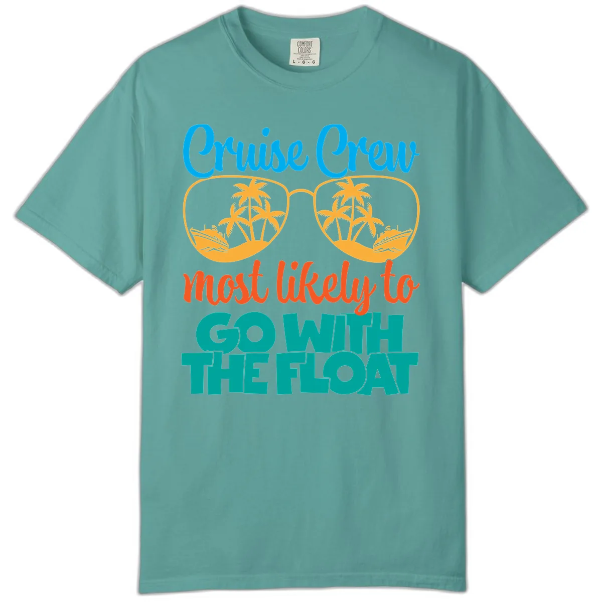 Cruise Crew Most Likely To Go With The Float Comfort Color in Seafoam