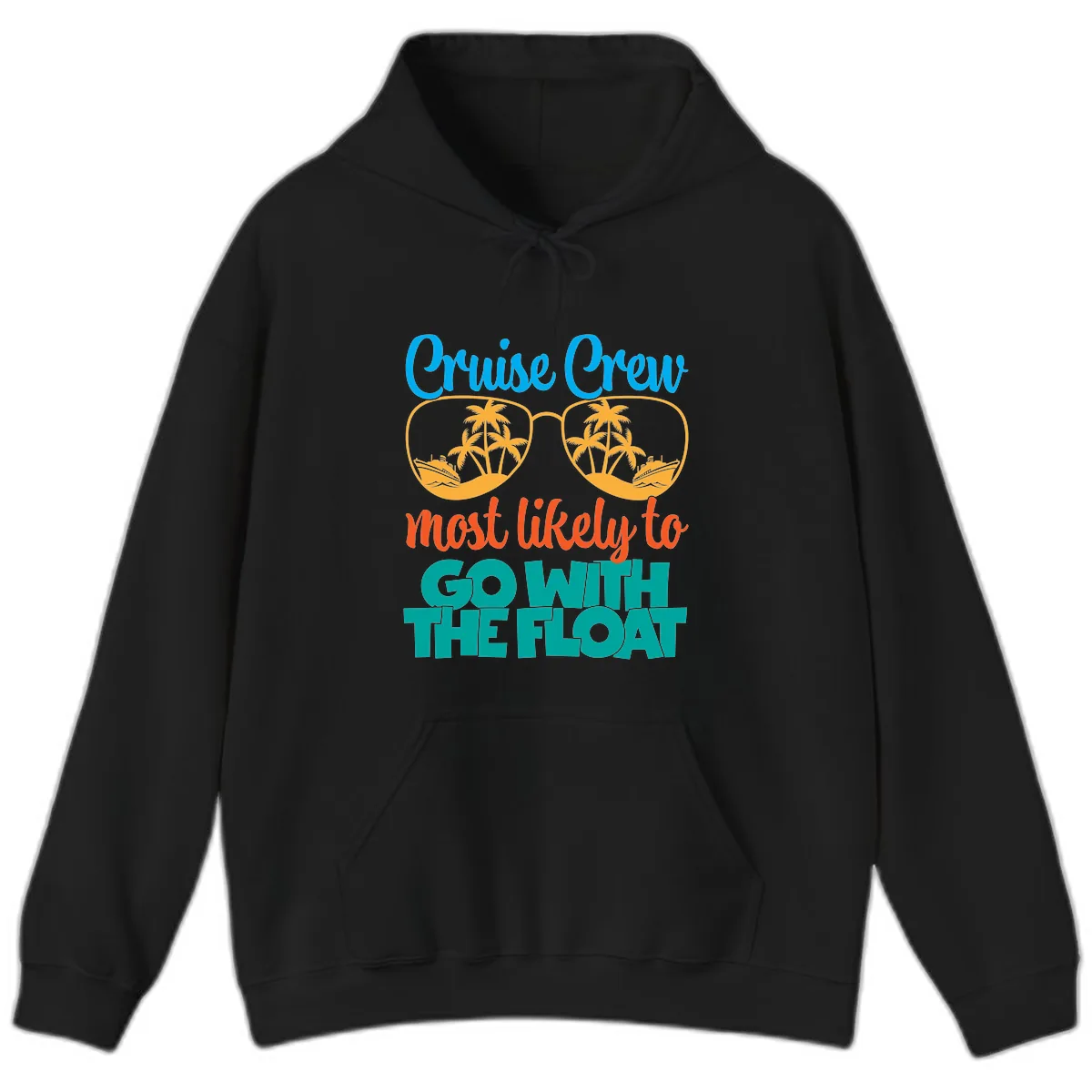 Cruise Crew Most Likely To Go With The Float Hoodie in Black