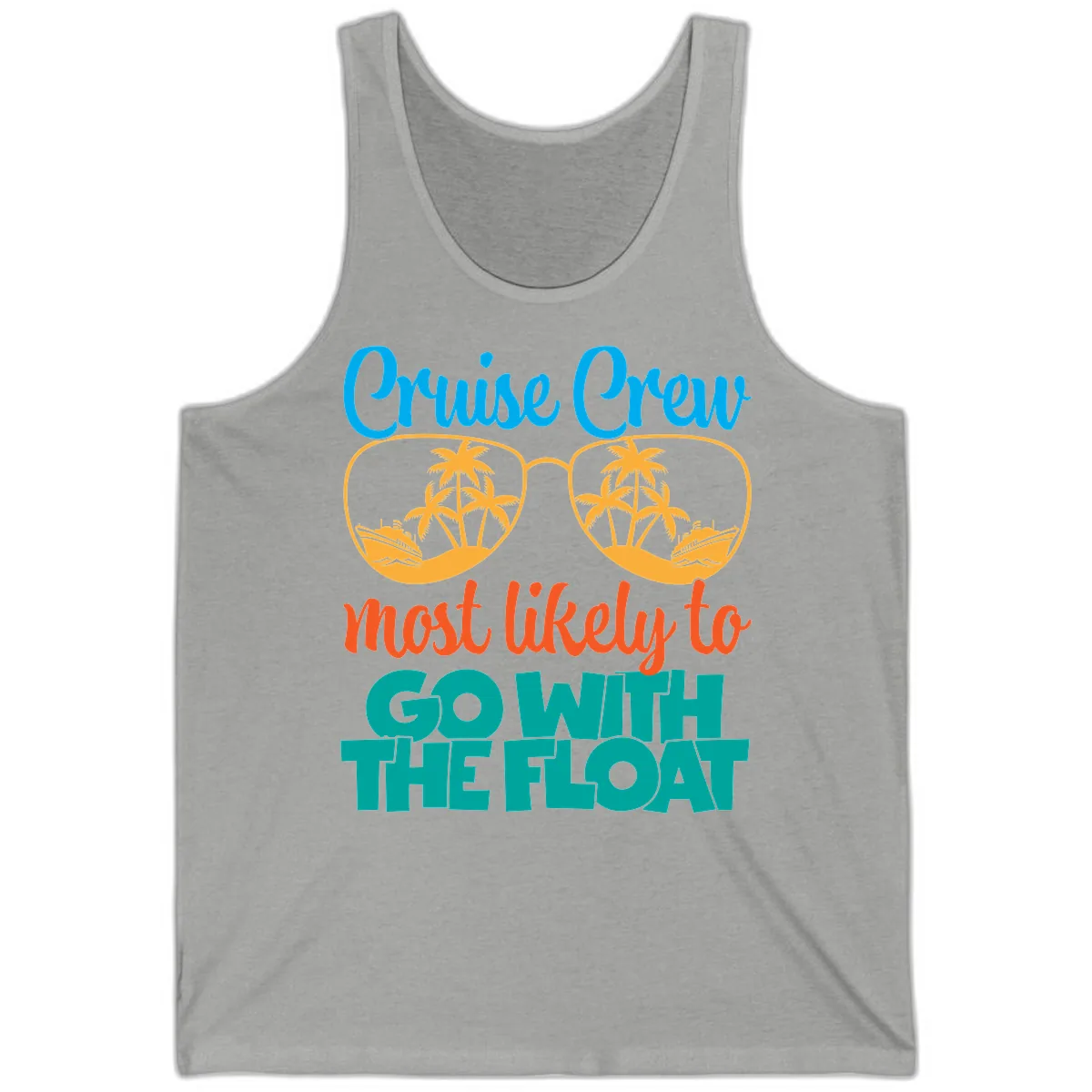 Cruise Crew Most Likely To Go With The Float Tank in Athletic Heather