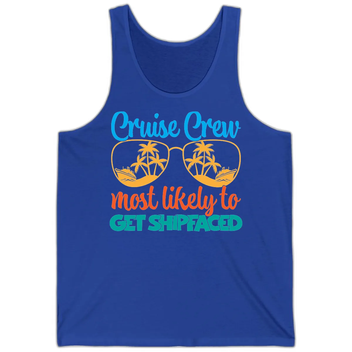 Cruise Crew Most Likely To Get Shipfaced Tank in True Royal