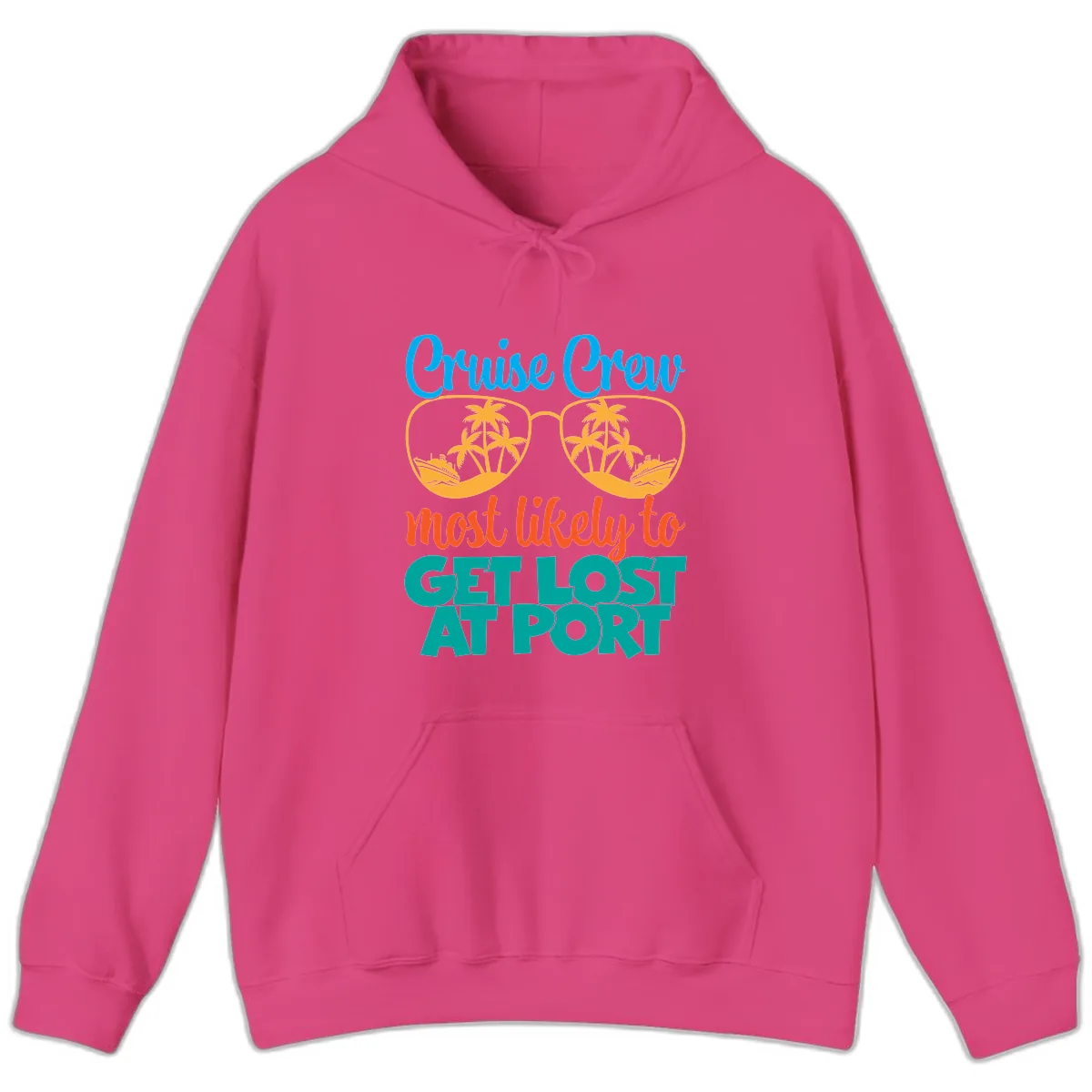 Cruise Crew Most Likely To Get Lost At Port Hoodie in Heliconia