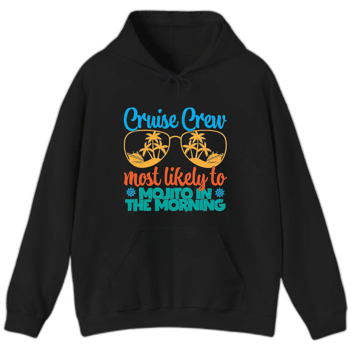 Cruise Crew Most Likely To Mojito Hoodie in Black