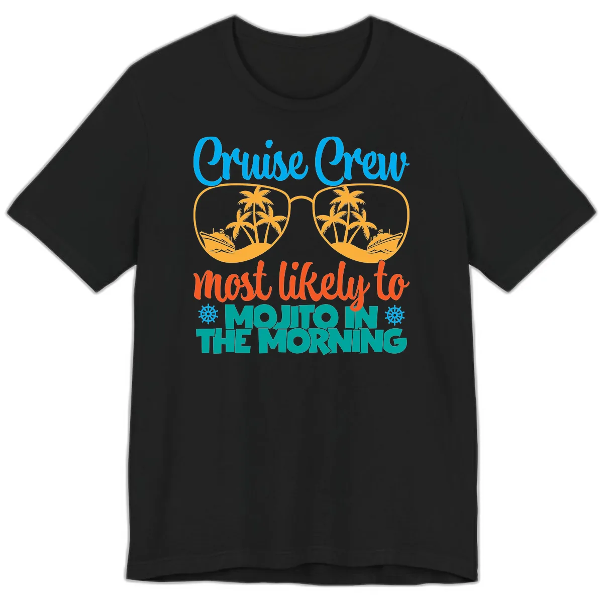Cruise Crew Most Likely To Mojito Premium T-Shirt in Black