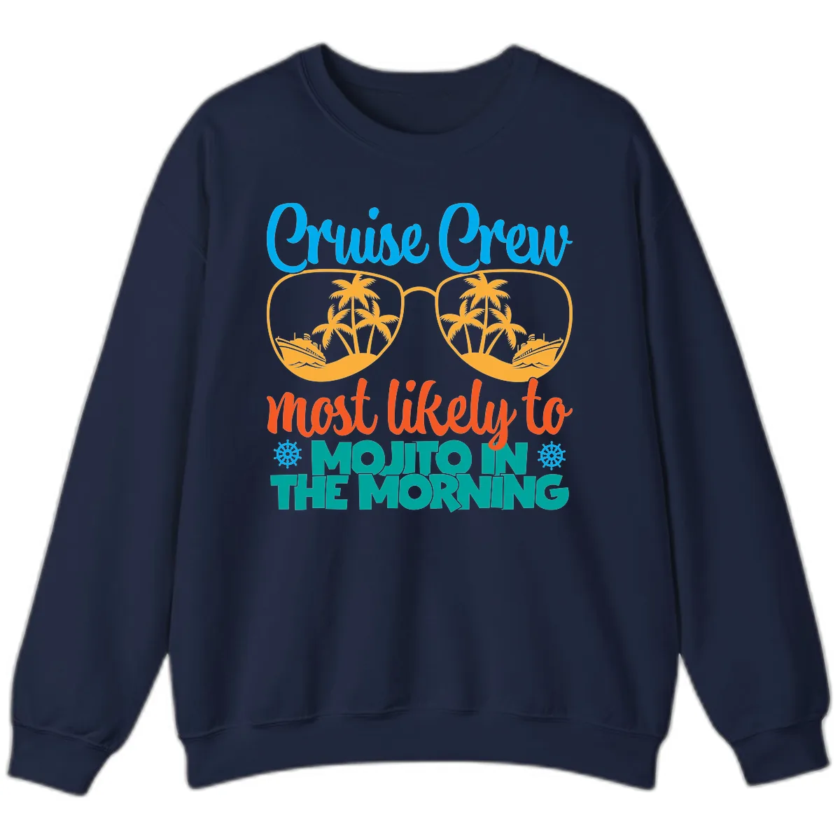 Cruise Crew Most Likely To Mojito Sweatshirt in Navy