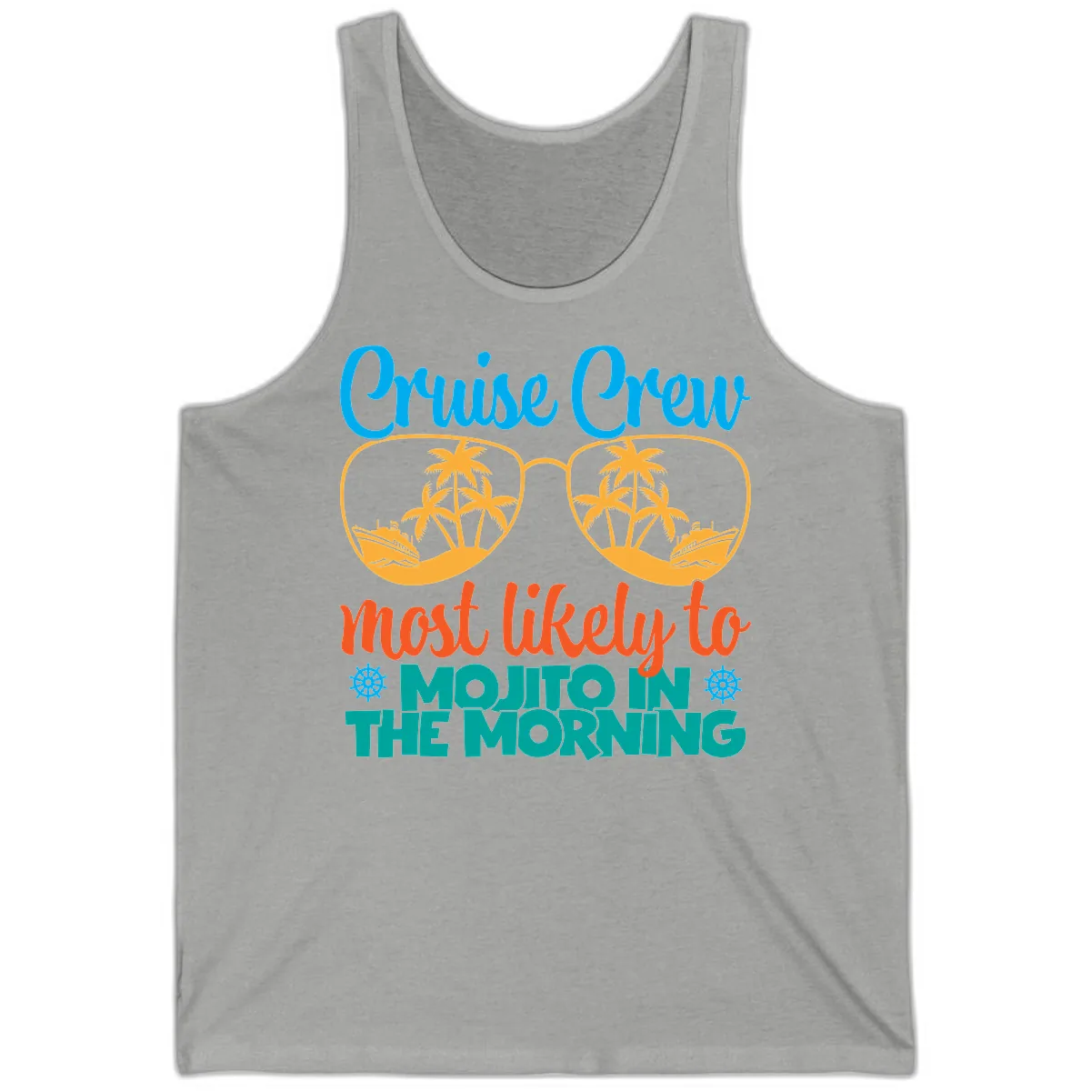 Cruise Crew Most Likely To Mojito Tank in Athletic Heather