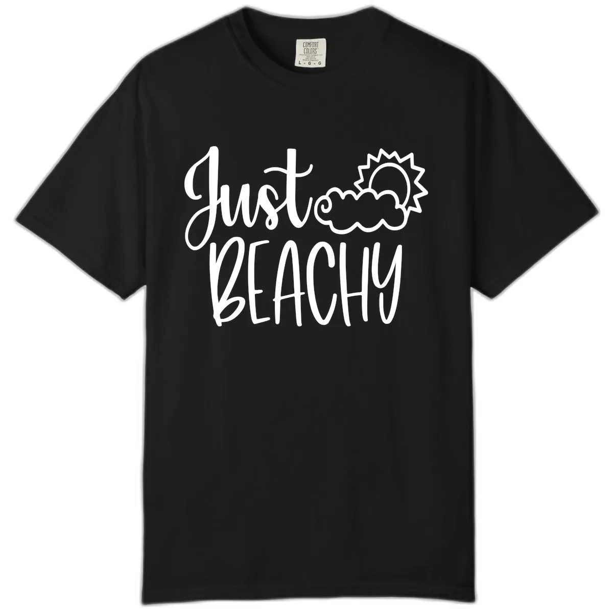 Just Beachy Comfort Color in Black