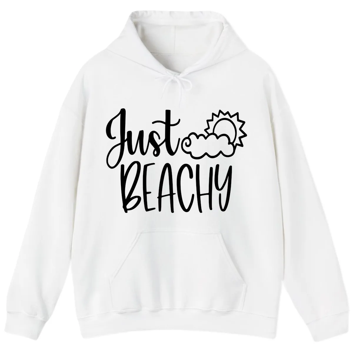 Just Beachy Hoodie in White