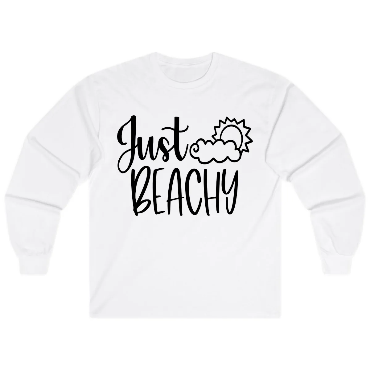 Just Beachy Long Sleeve in White