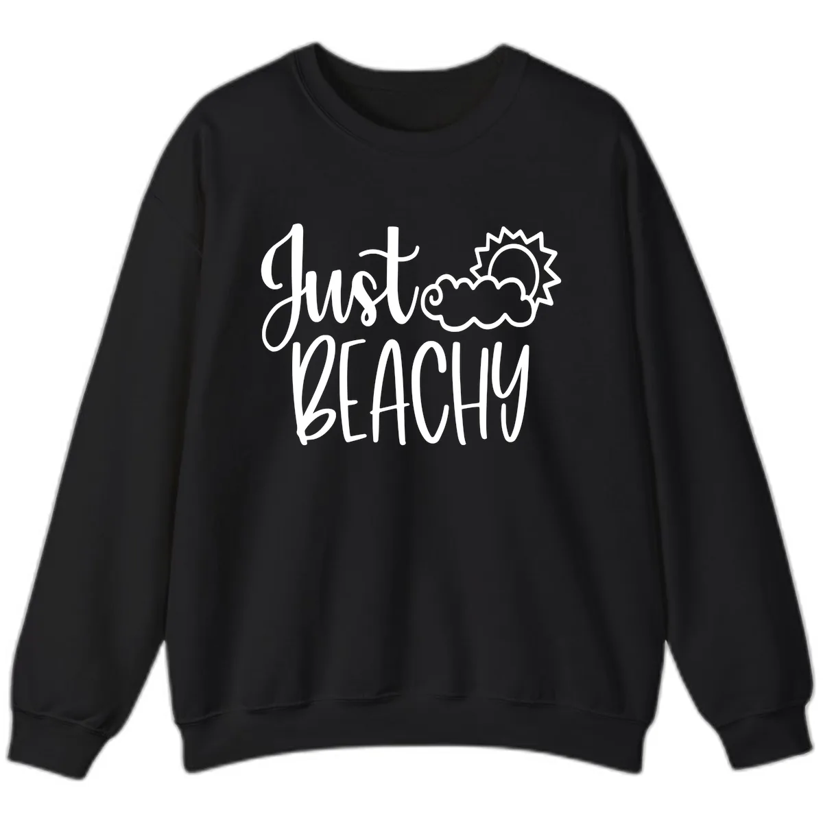 Just Beachy Sweatshirt in Black