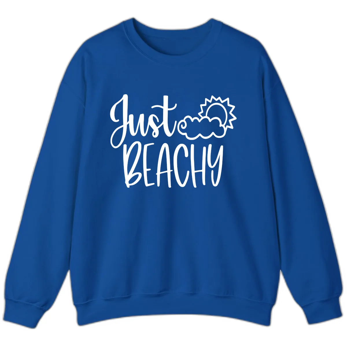 Just Beachy Sweatshirt in Royal