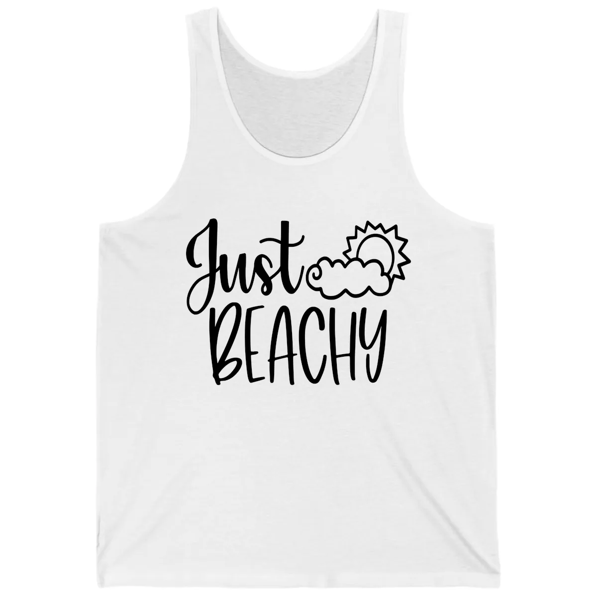 Just Beachy Tank in White