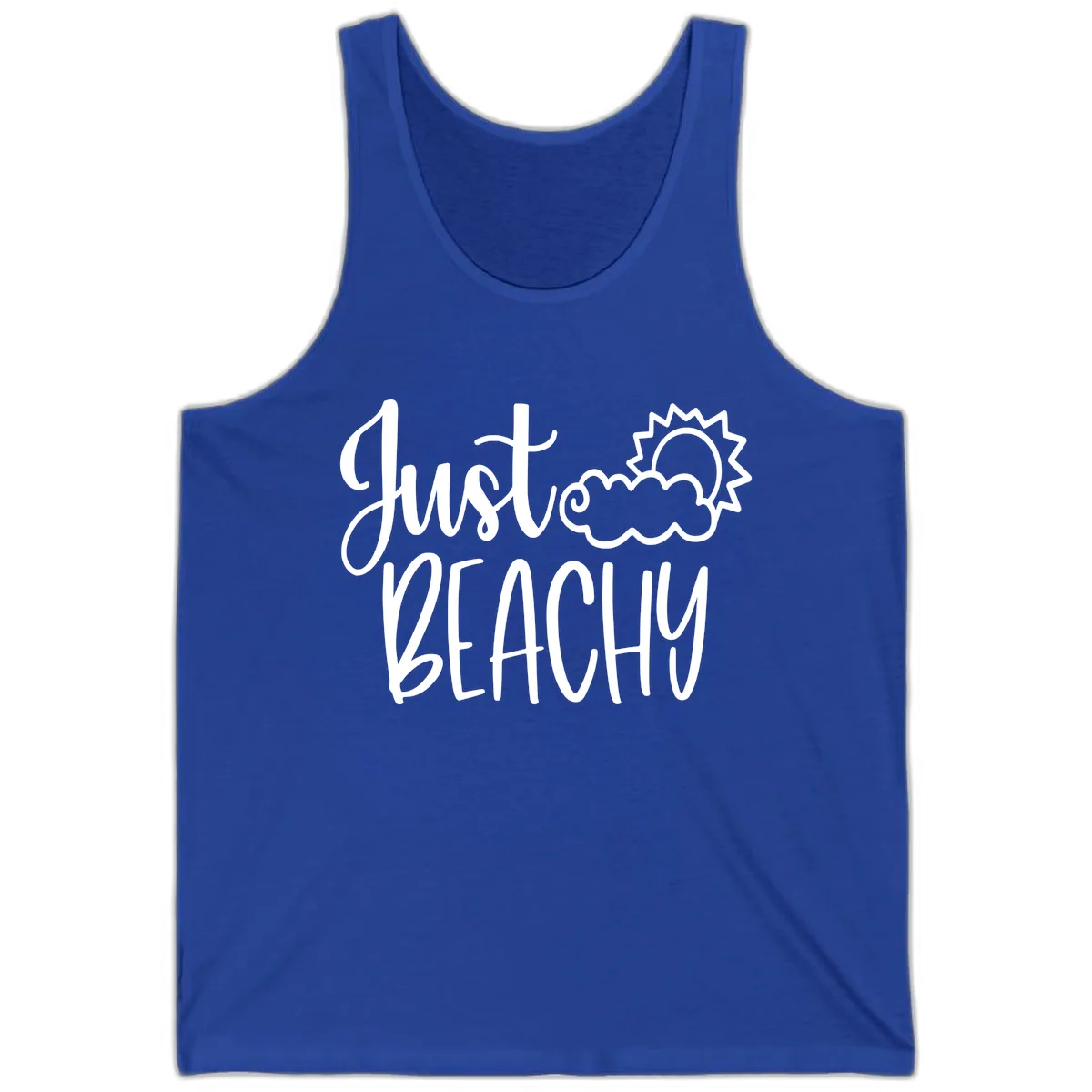 Just Beachy Tank in True Royal
