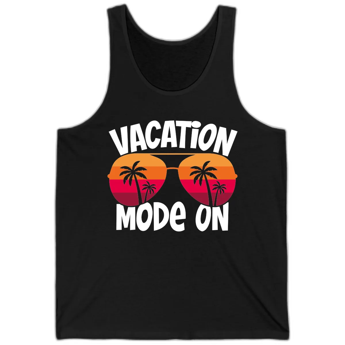 Vacation Mode On Tank in Black