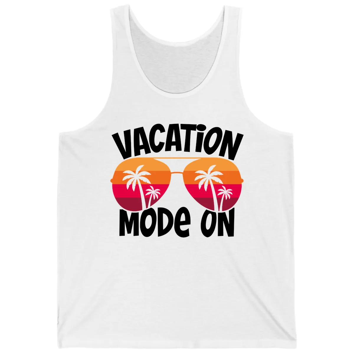 Vacation Mode On Tank in White