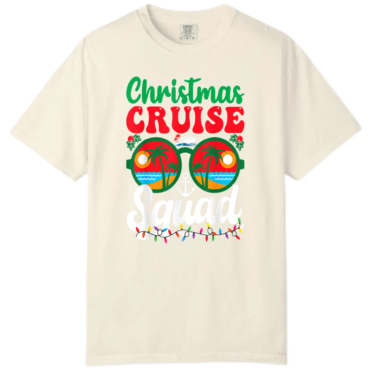 Christmas Cruise Squad Comfort Color in Ivory