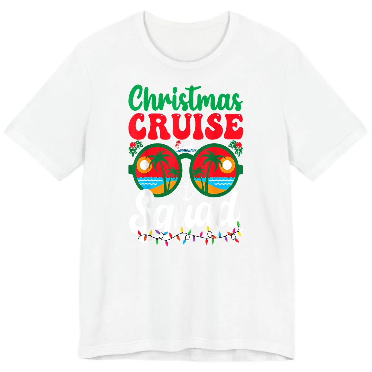 Christmas Cruise Squad Premium T-Shirt in White